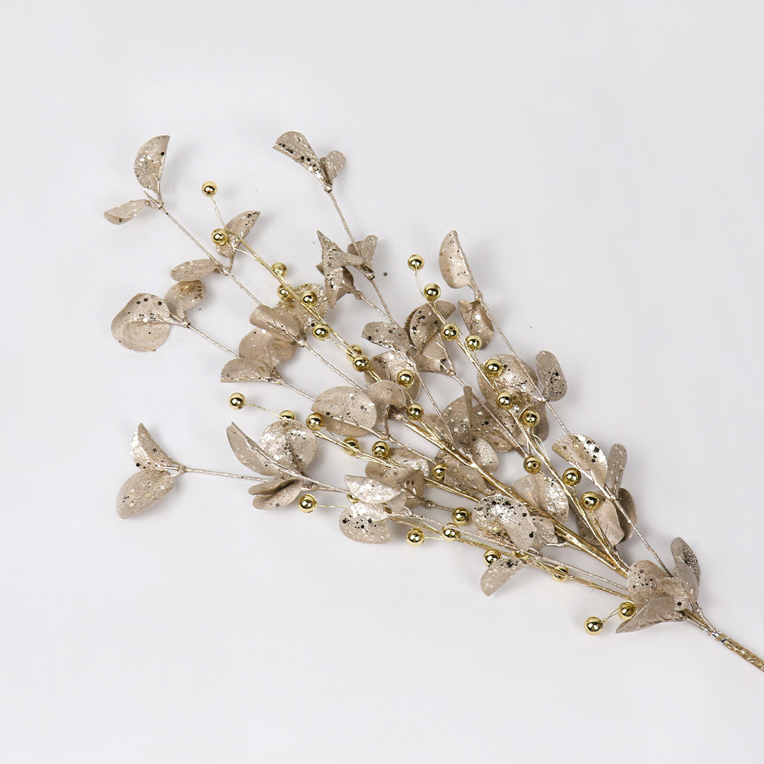 Antique Golden Leaf Spray