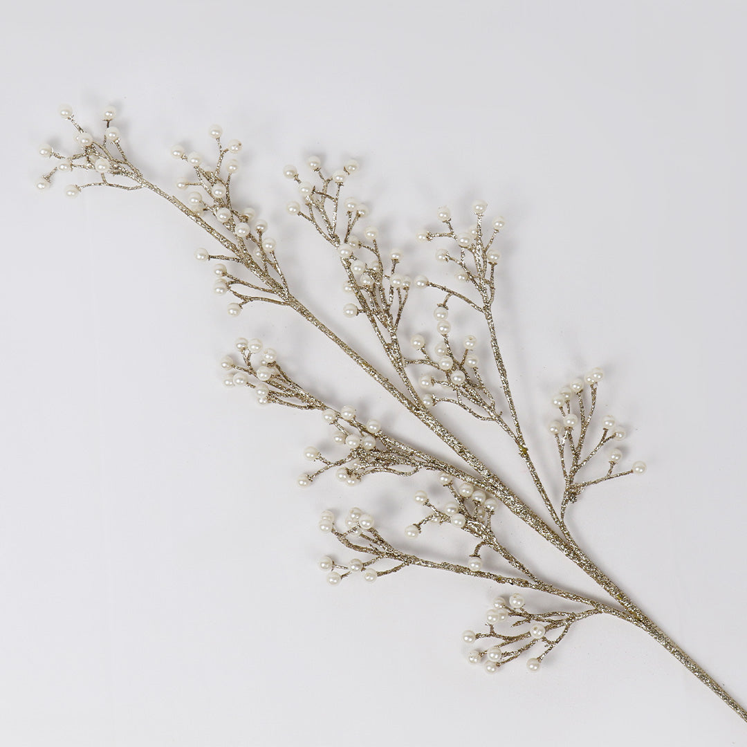 78cm gold spray and  bead branch - BAF023
