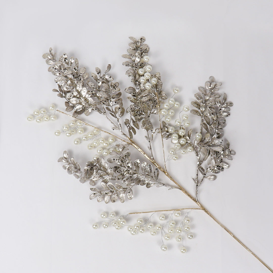 76cm gold spray and  bead branch - BAF021