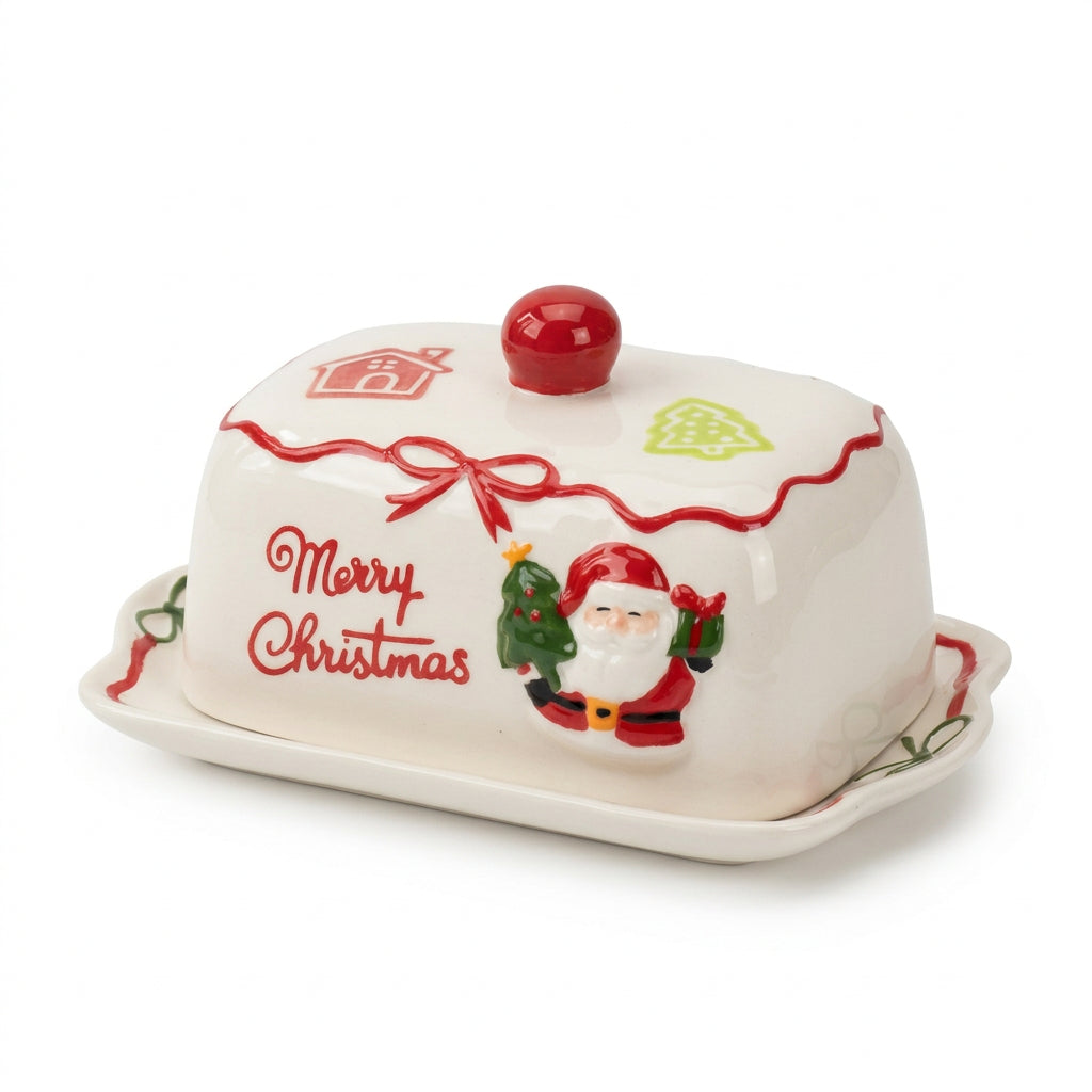 Christmas Butter Dish