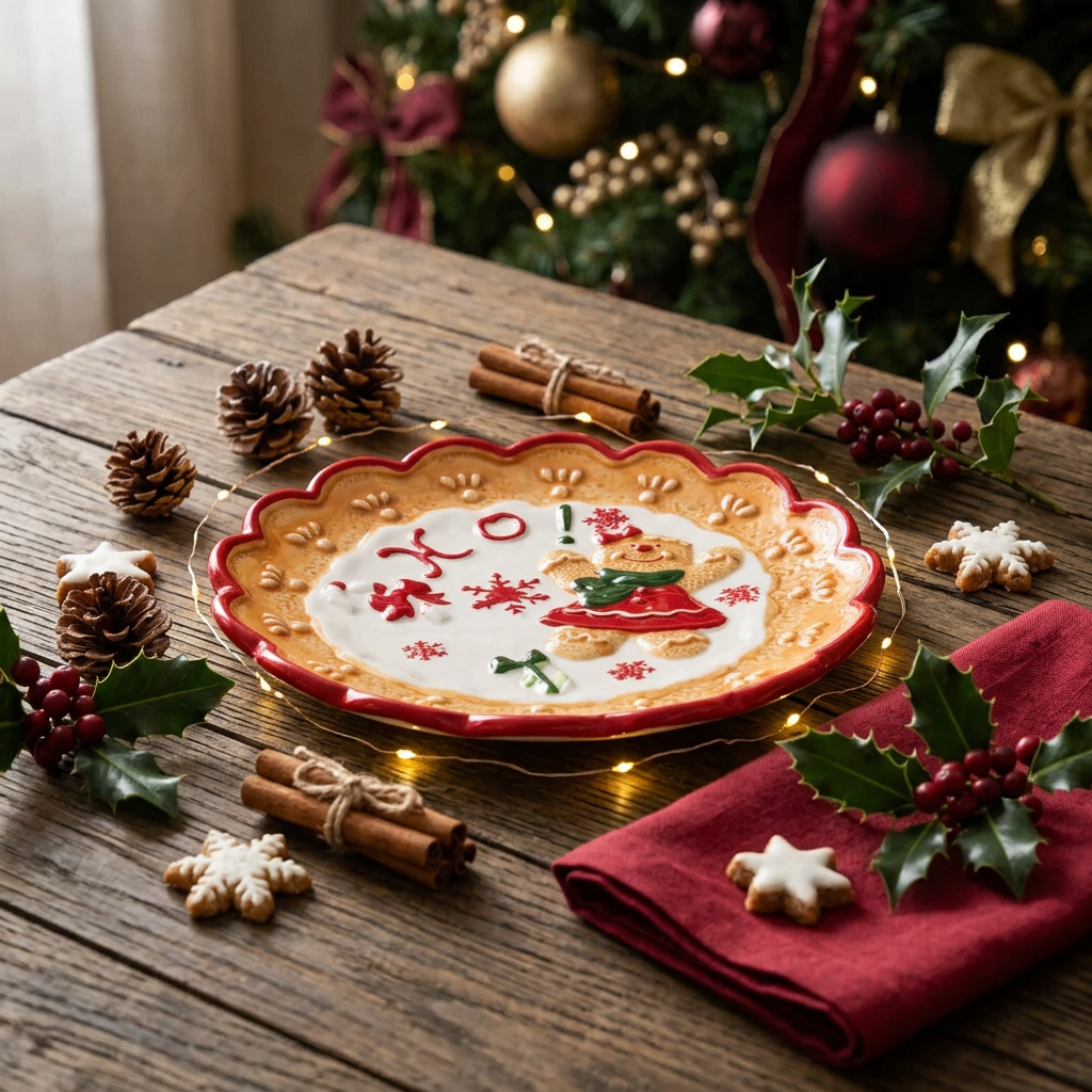 Gingerbread Dinner Plate
