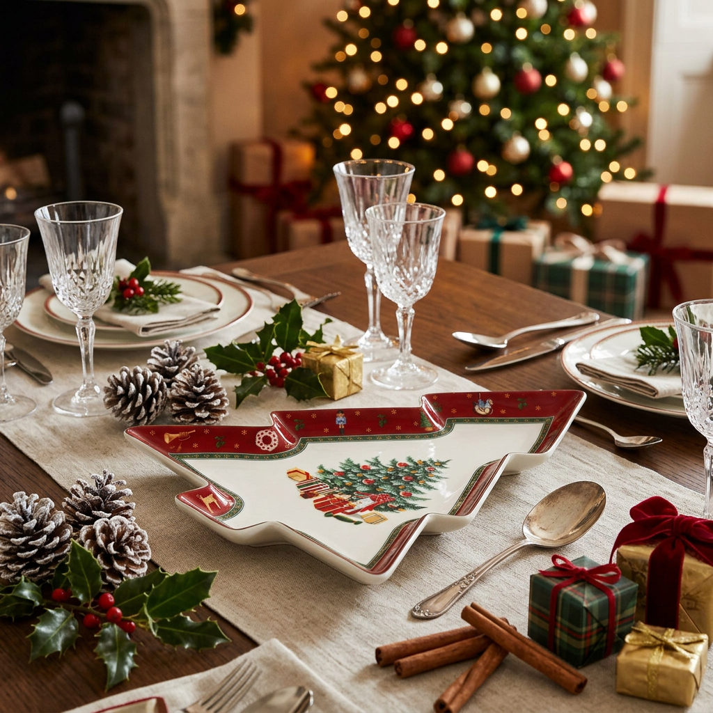 Christmas Tree Shape Plate