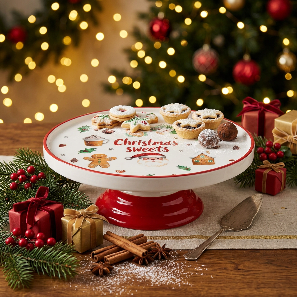 Christmas Cake Tray