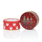 Santa Round Keepsake Tin