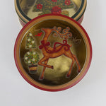 Load image into Gallery viewer, Round Christmas Keepsake Tins
