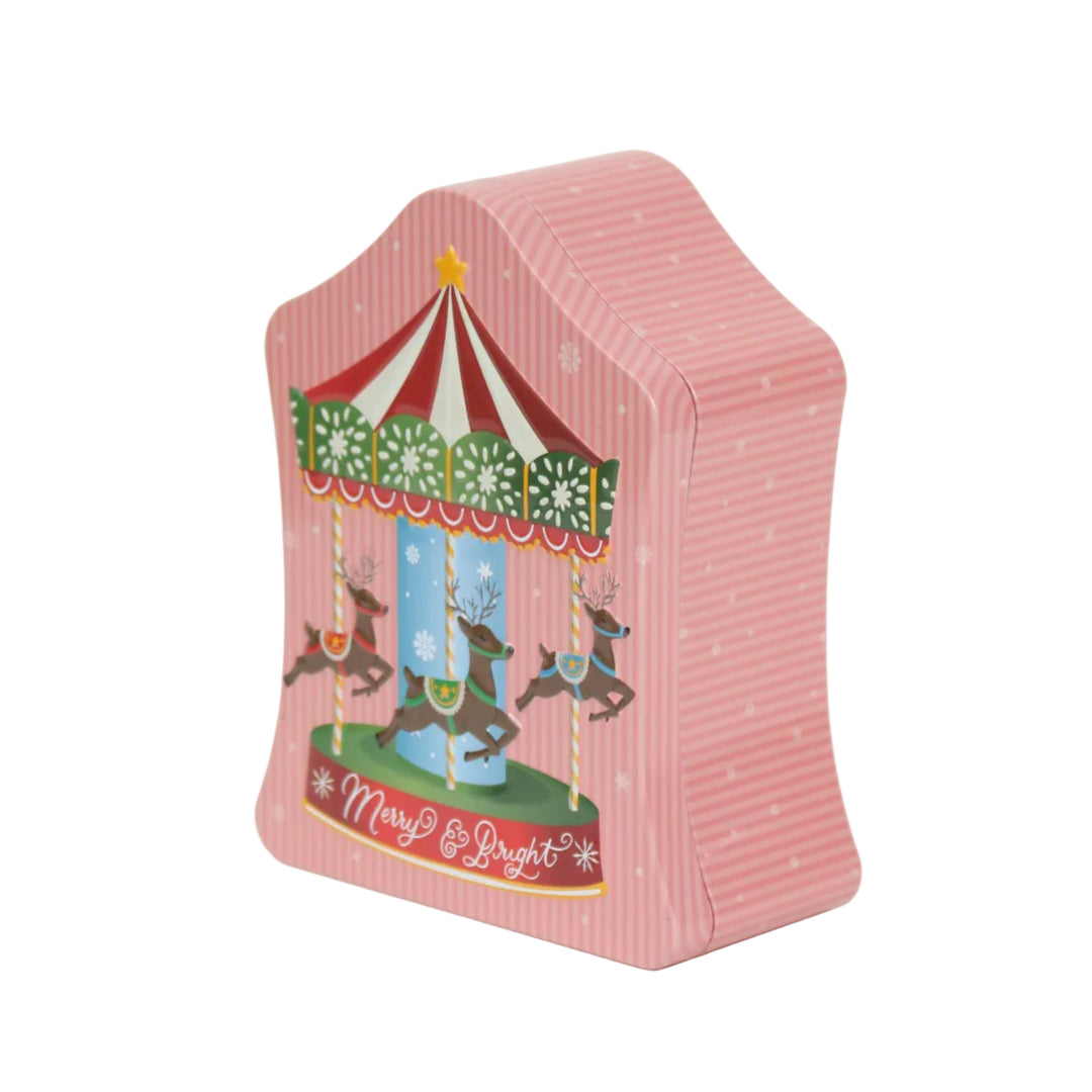 Carnival Christmas House Tin