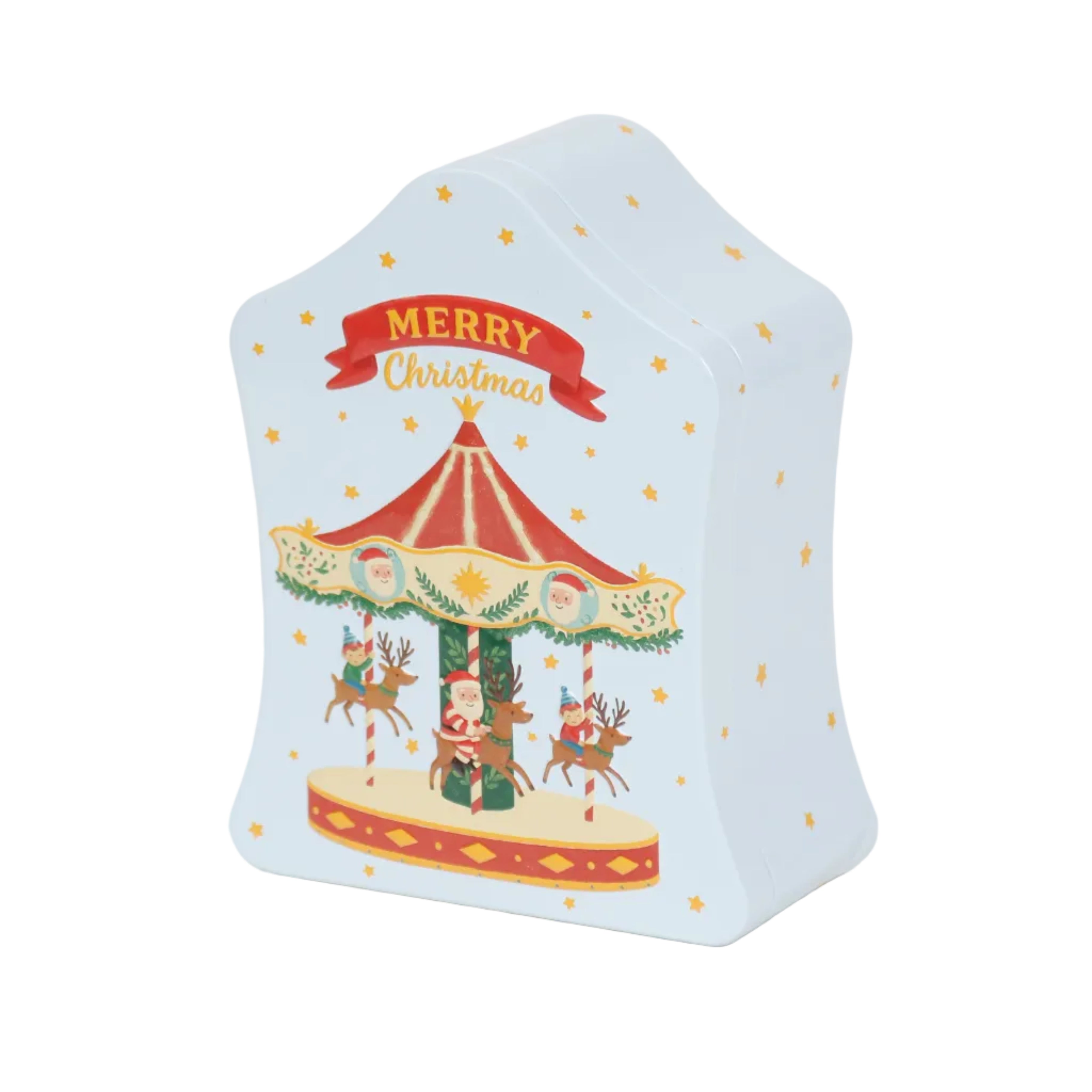 Carnival Christmas House Tin
