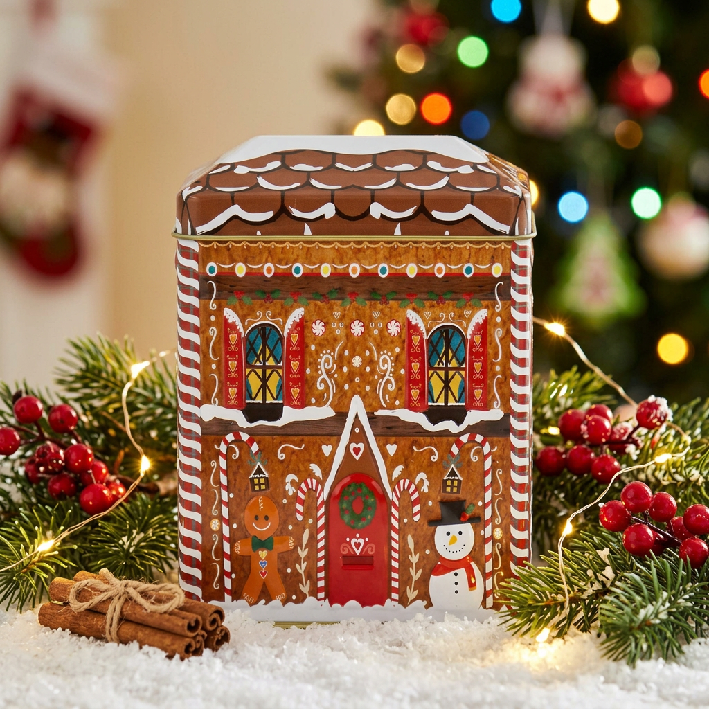 Gingerbread Cottage Tin