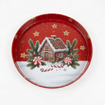 Load image into Gallery viewer, Winter Village Steel Tray
