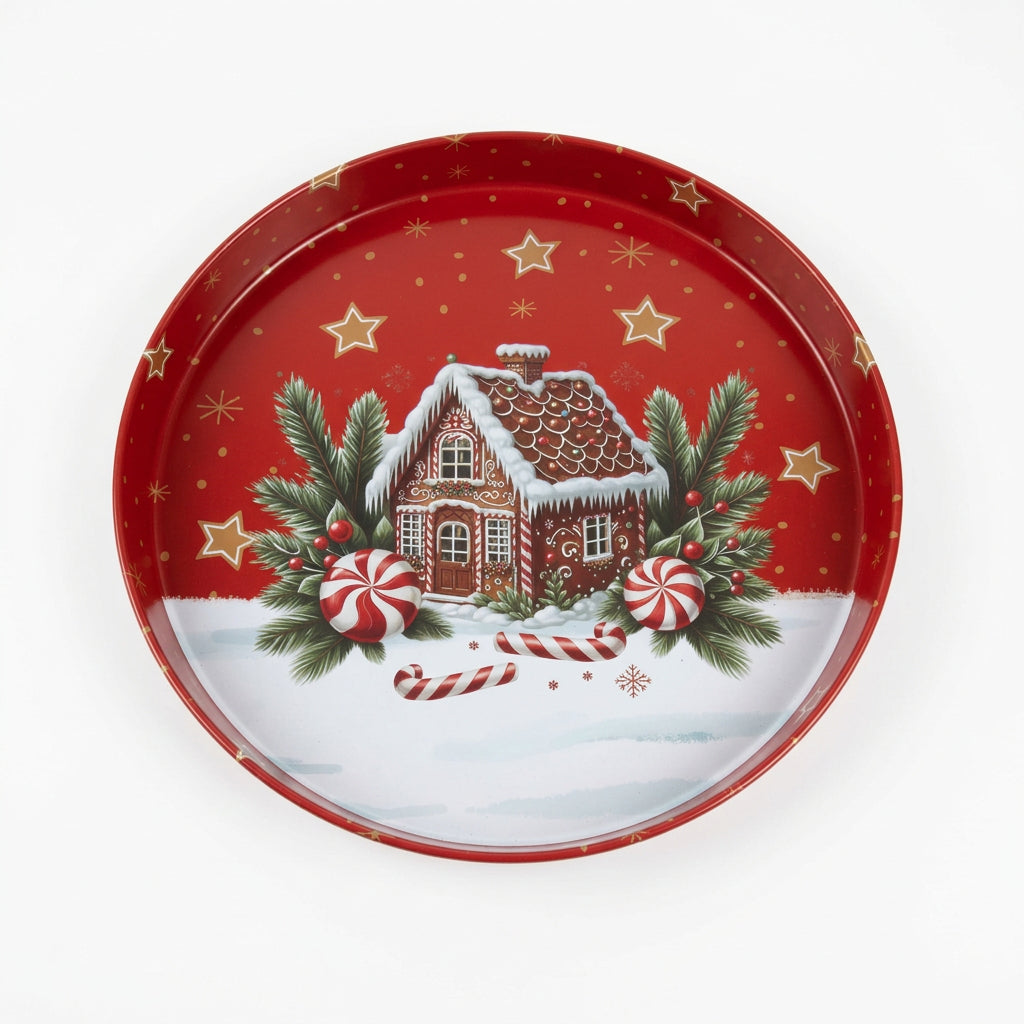 Winter Village Steel Tray