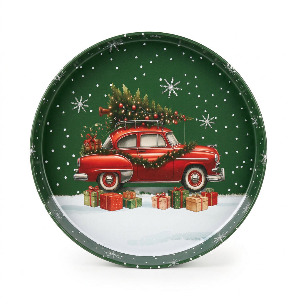 Winter Village Steel Tray