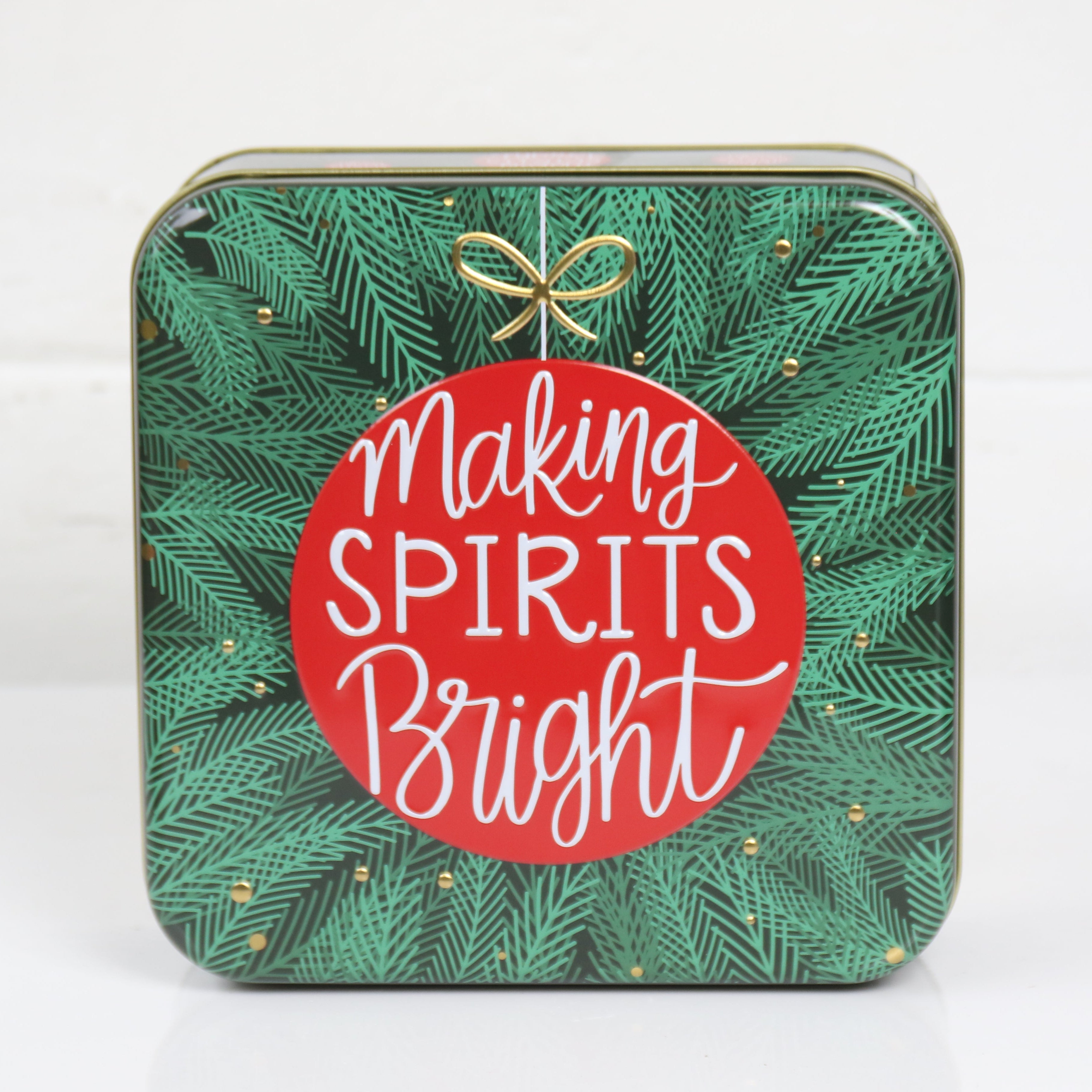 Christmas Wishes Square Tin