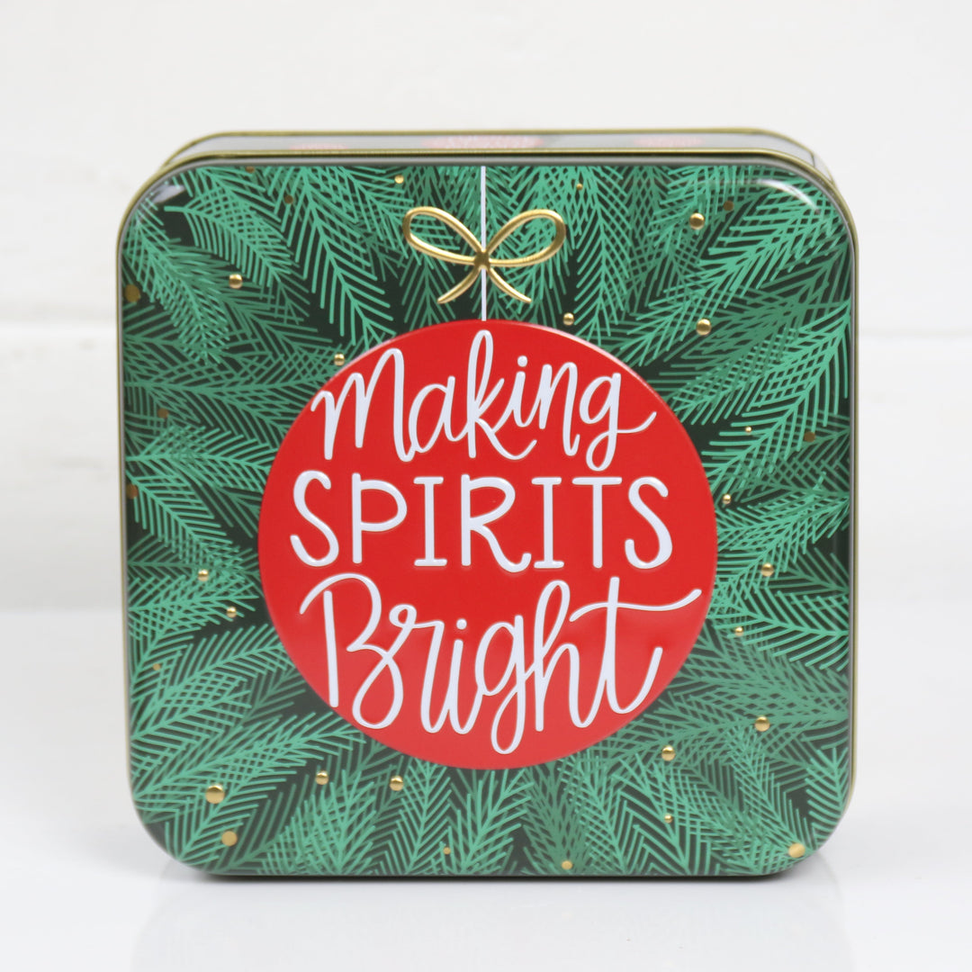 Christmas Wishes Square Tin