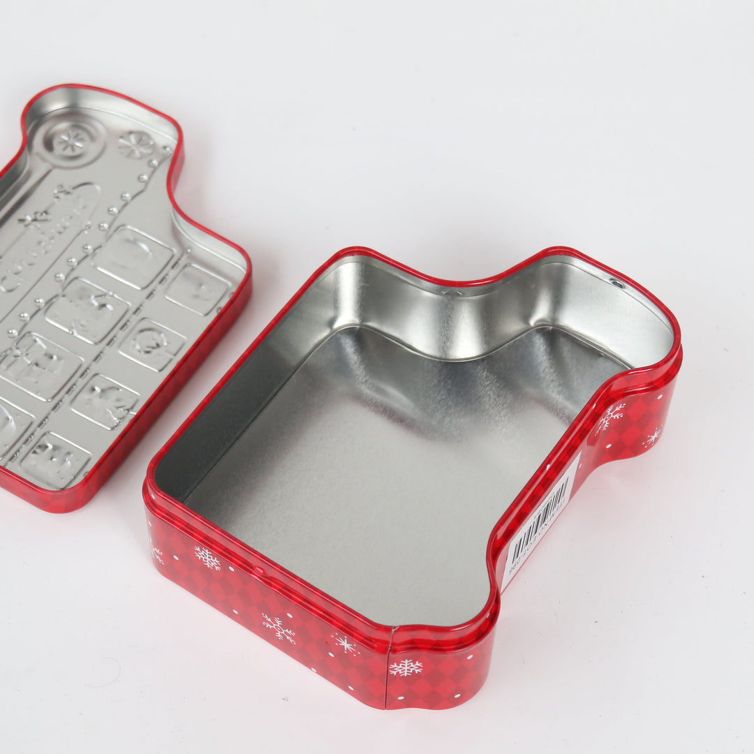 Christmas Doubledecker Bus Tin