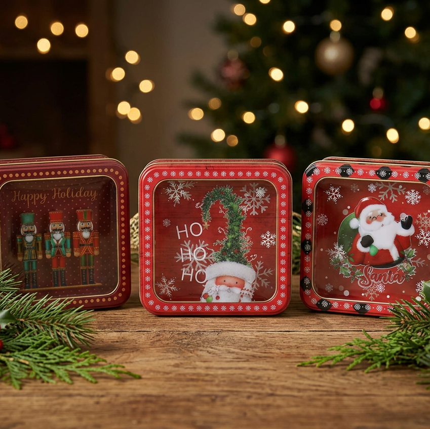 Christmas Window Keepsake Tin