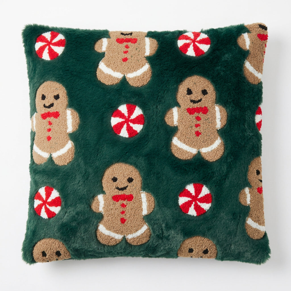 Gingerbread Party Cushion Cover