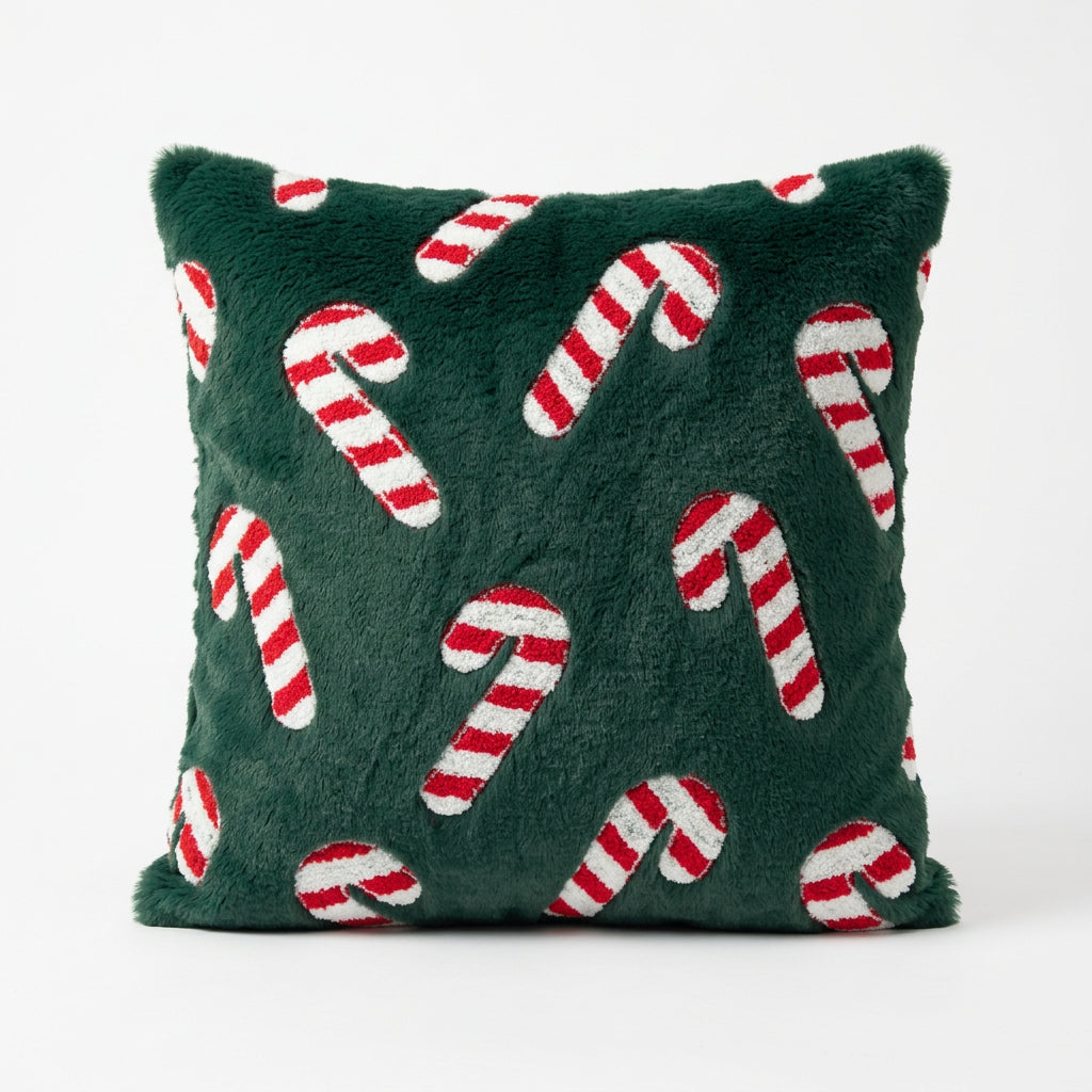 Candy Cane Cushion Cover