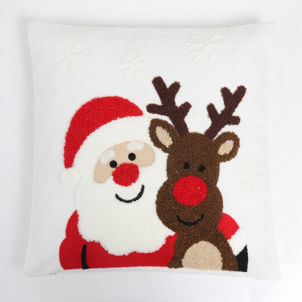 Santa & Rudolph Cushion Cover