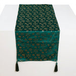 Load image into Gallery viewer, Emerald Snowflake Table Runner
