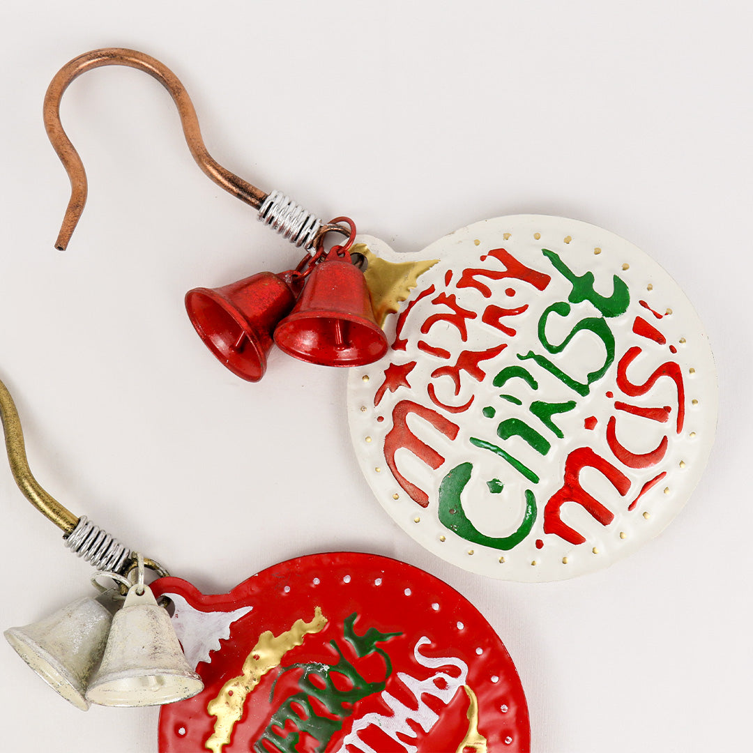 Merry Christmas Round Plaques