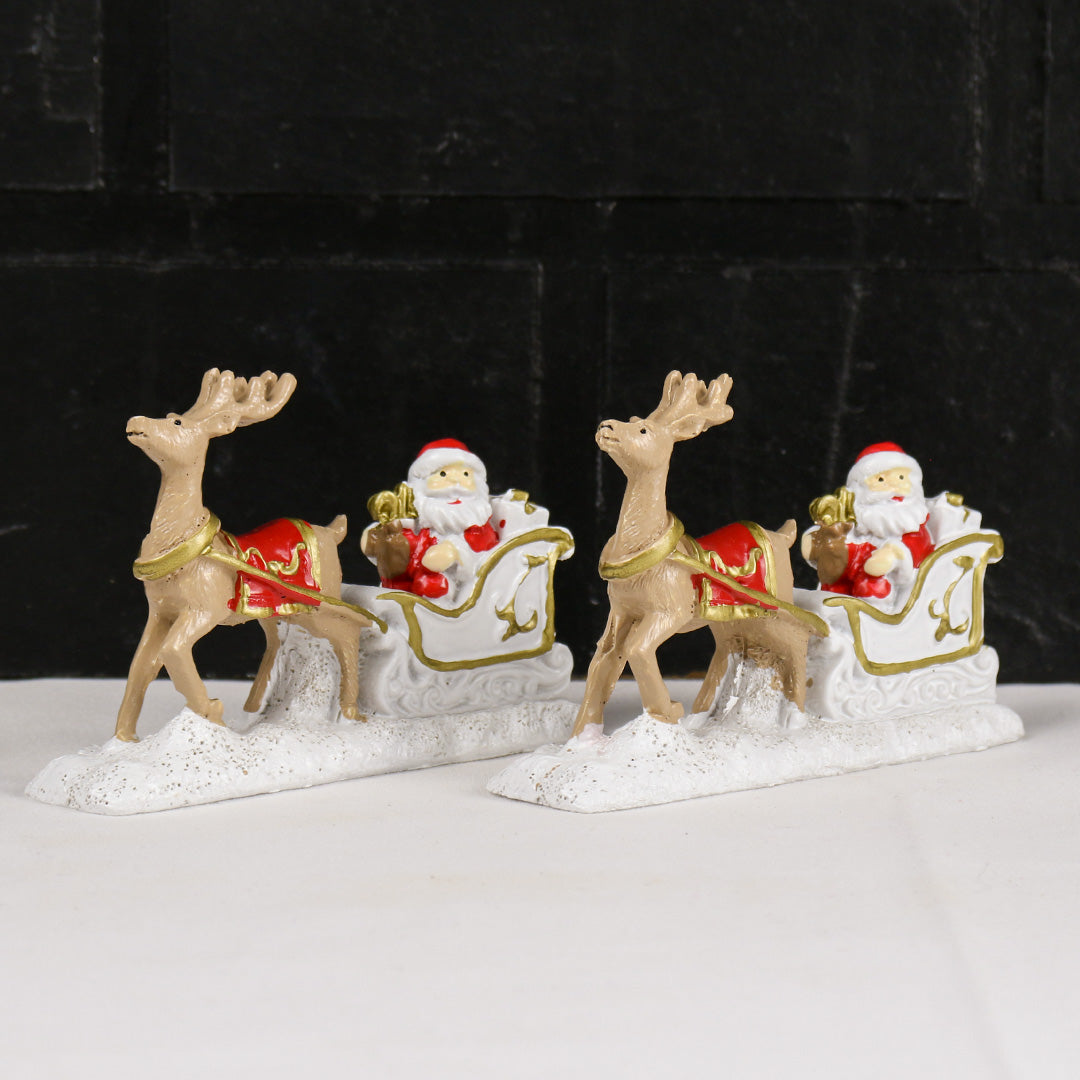 Santa Sleigh - 11cm x 7cm