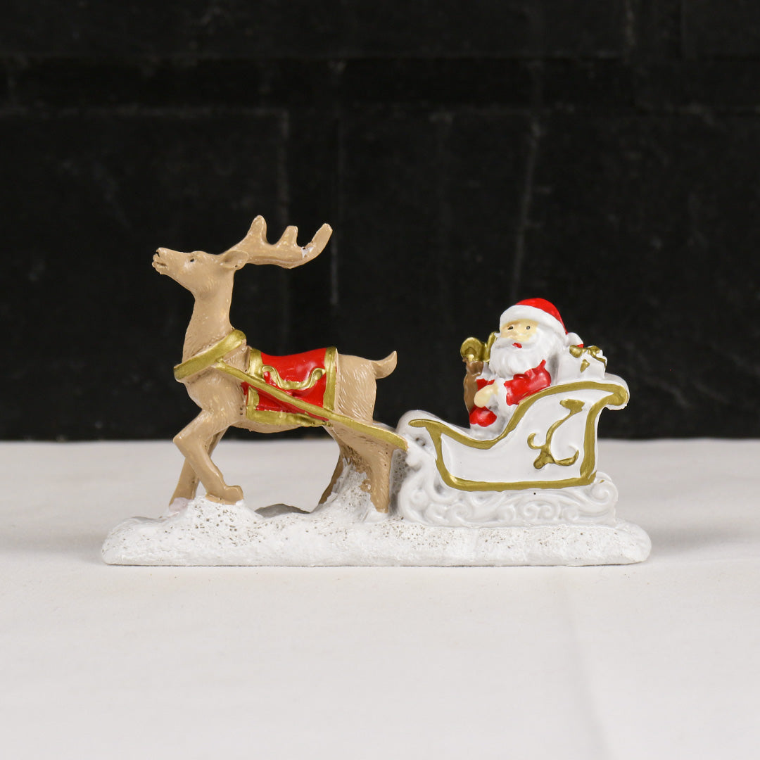 Santa Sleigh - 11cm x 7cm