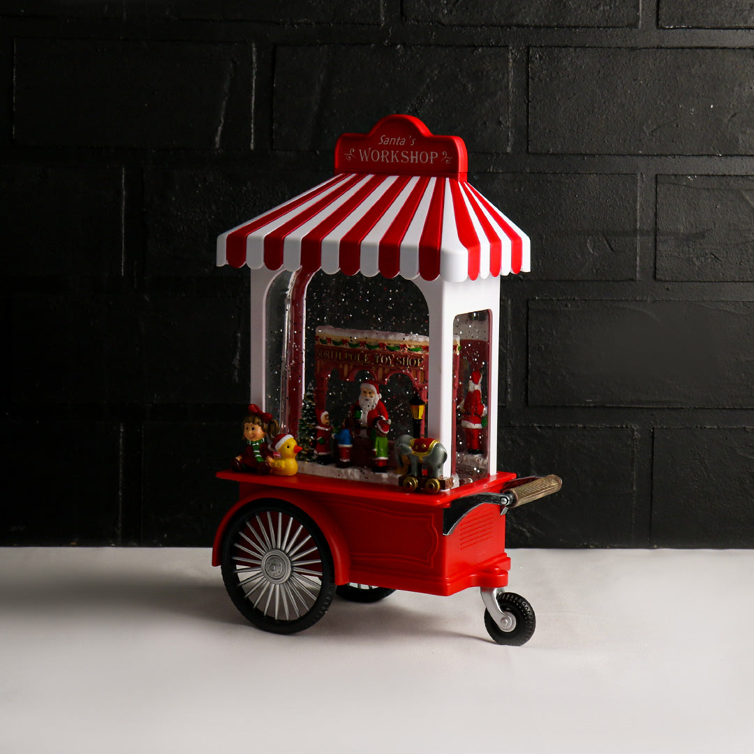Santas Workshop Cart LED