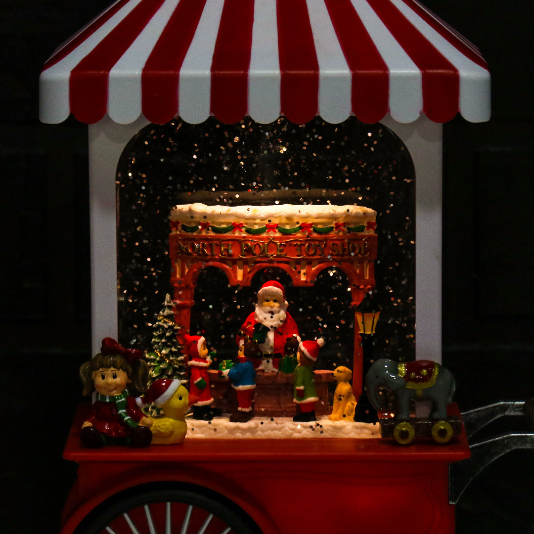 Santas Workshop Cart LED