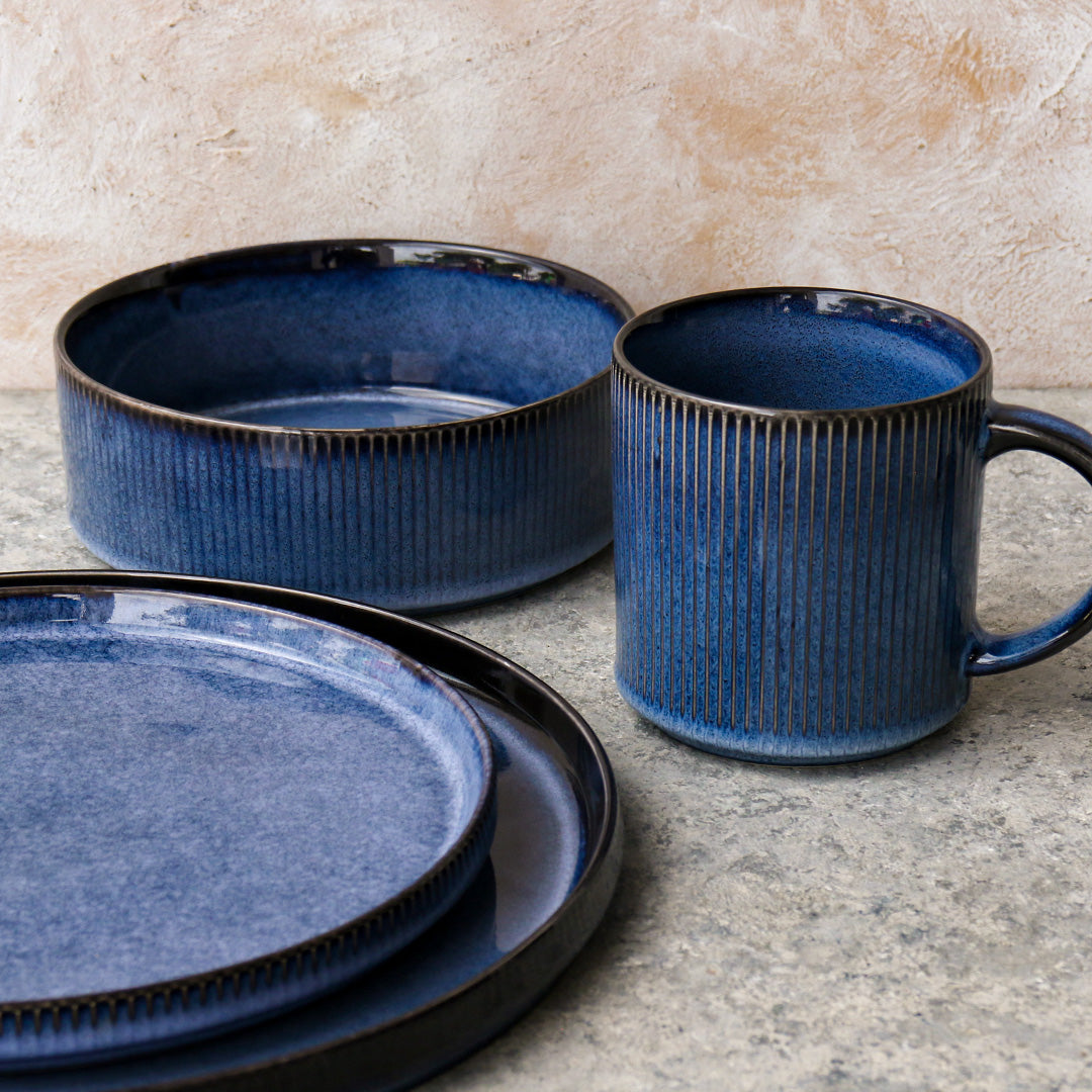 Blue Dinnerware Set