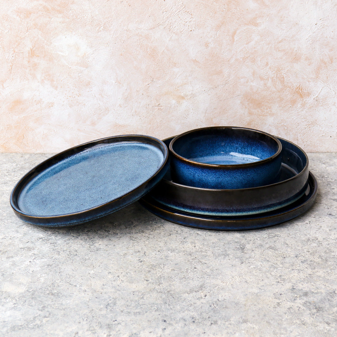 Blue Dinnerware Set