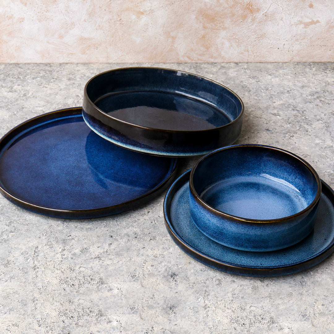 Blue Dinnerware Set