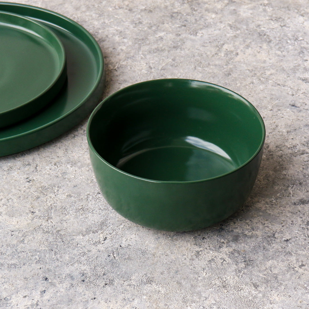 Green Dinnerware Set