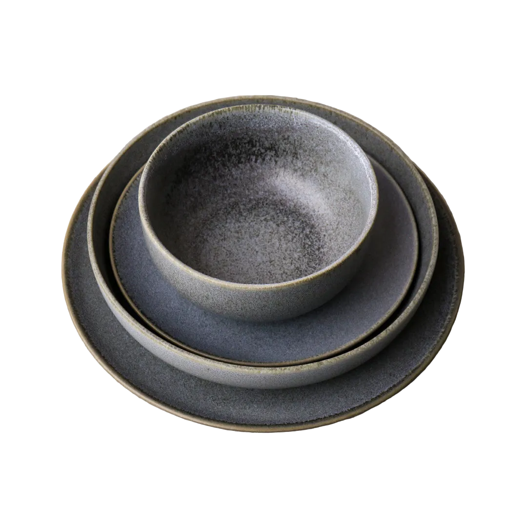 Grey Dinnerware Set