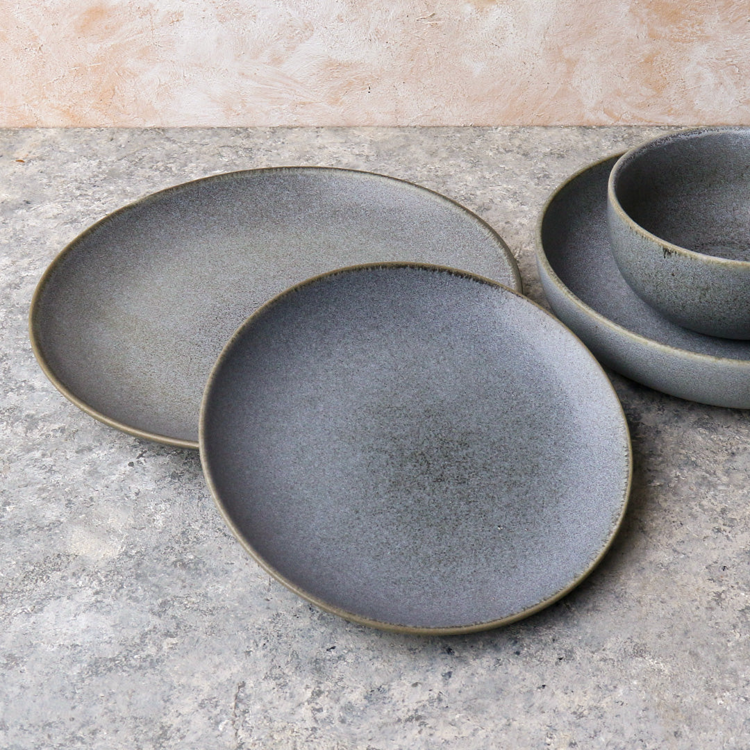 Grey Dinnerware Set