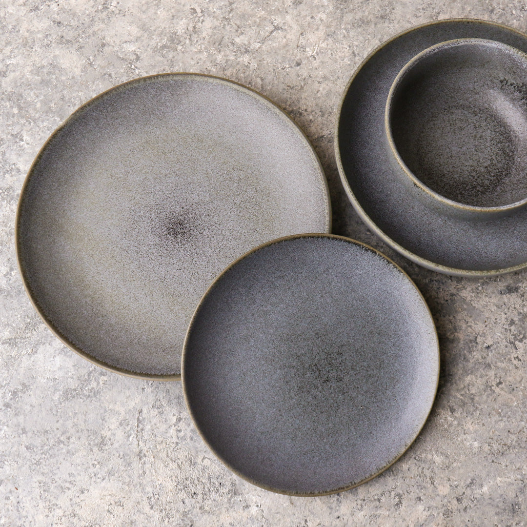 Grey Dinnerware Set