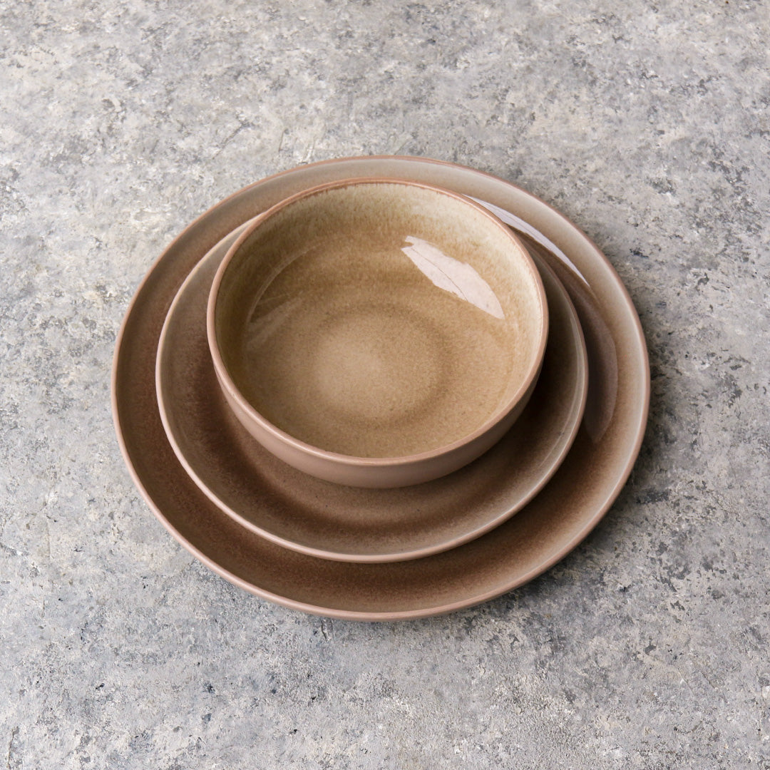 Brown Dinnerware Set