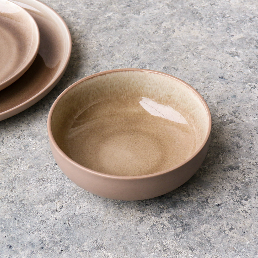 Brown Dinnerware Set