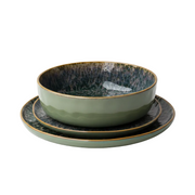 Reactive Glazed Dinnerware Set