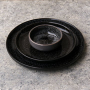 Black Dinnerware Set