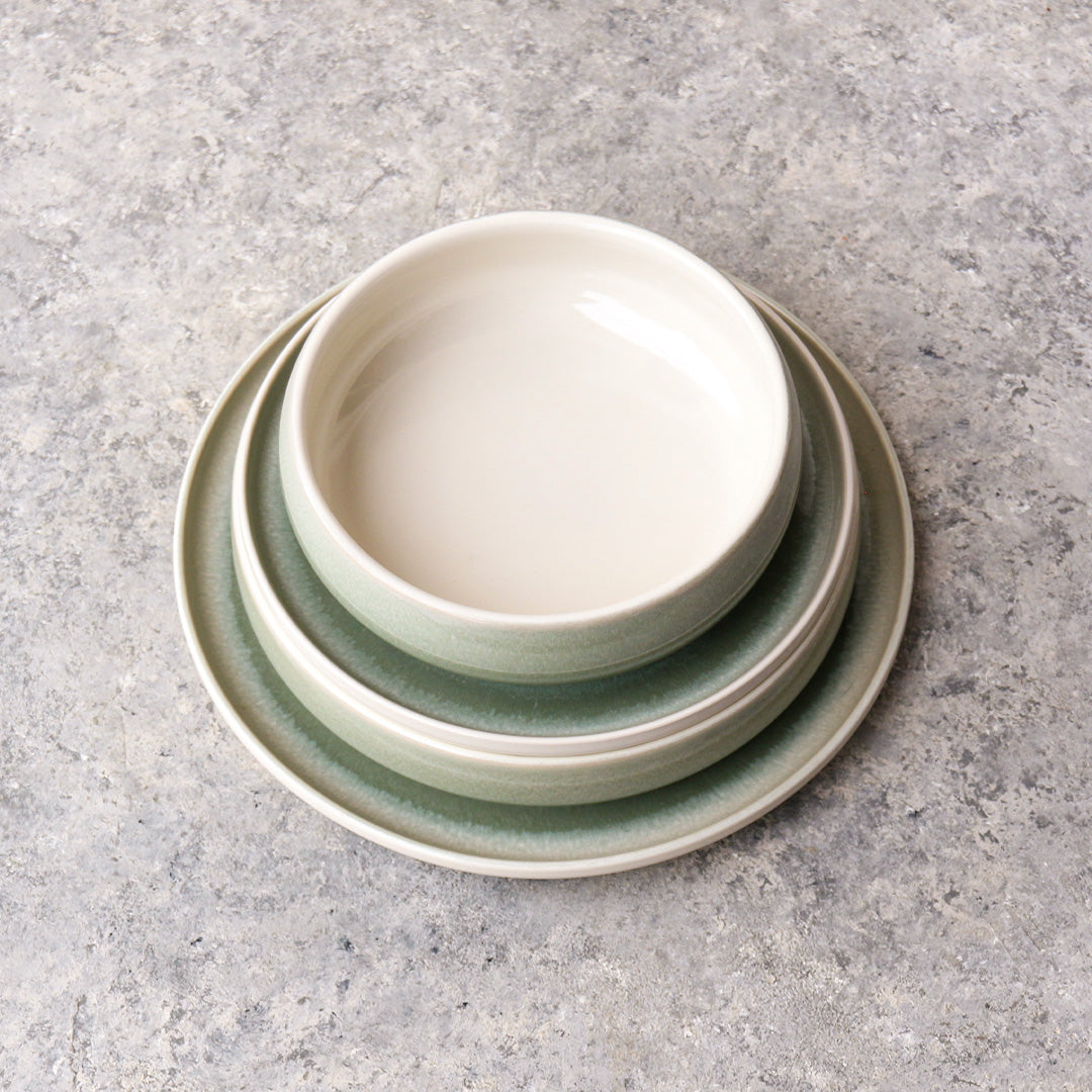 Light Green Dinnerware Set