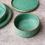 Green Dinnerware set