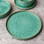 Load image into Gallery viewer, Green Dinnerware set

