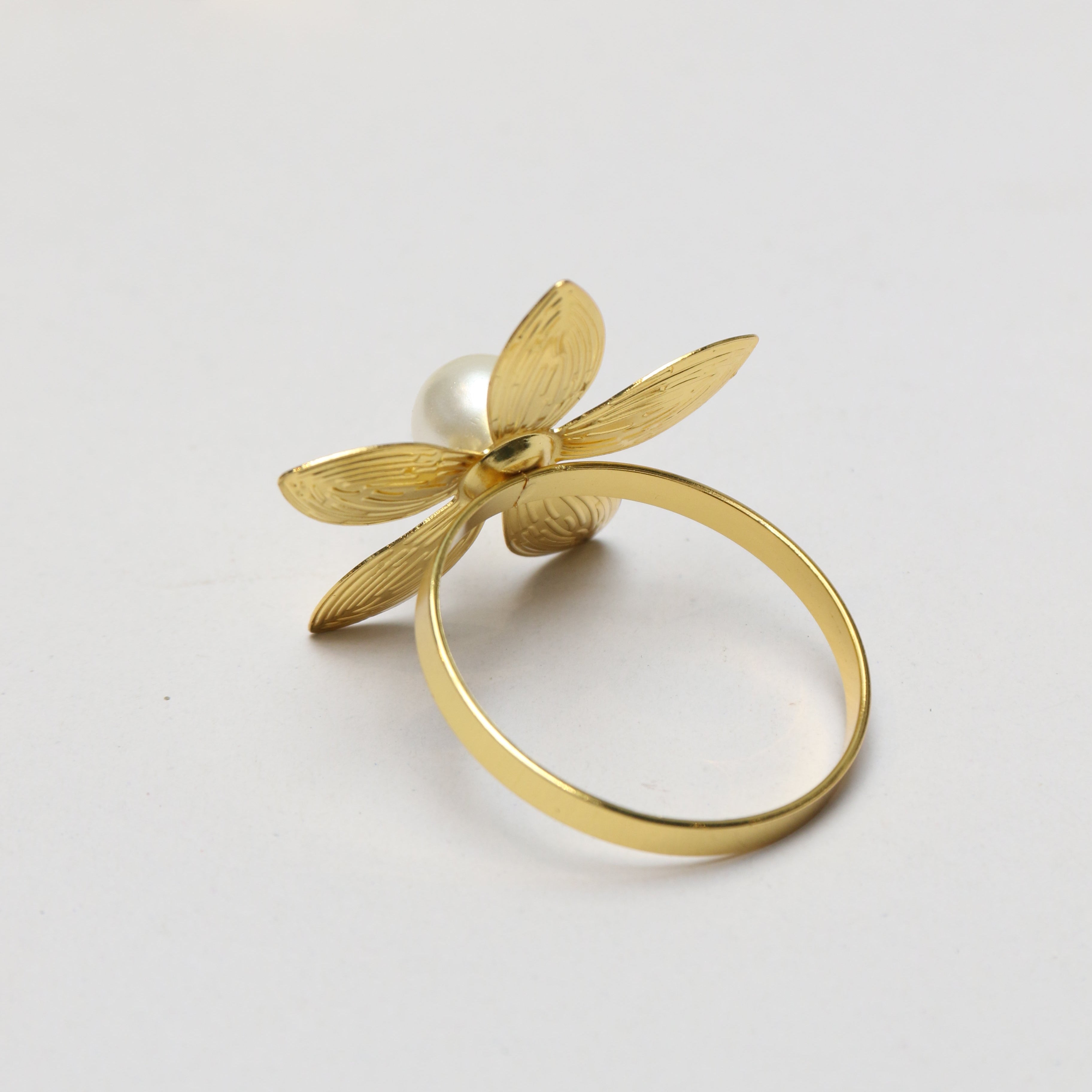 napkin rings flower 6 pieces