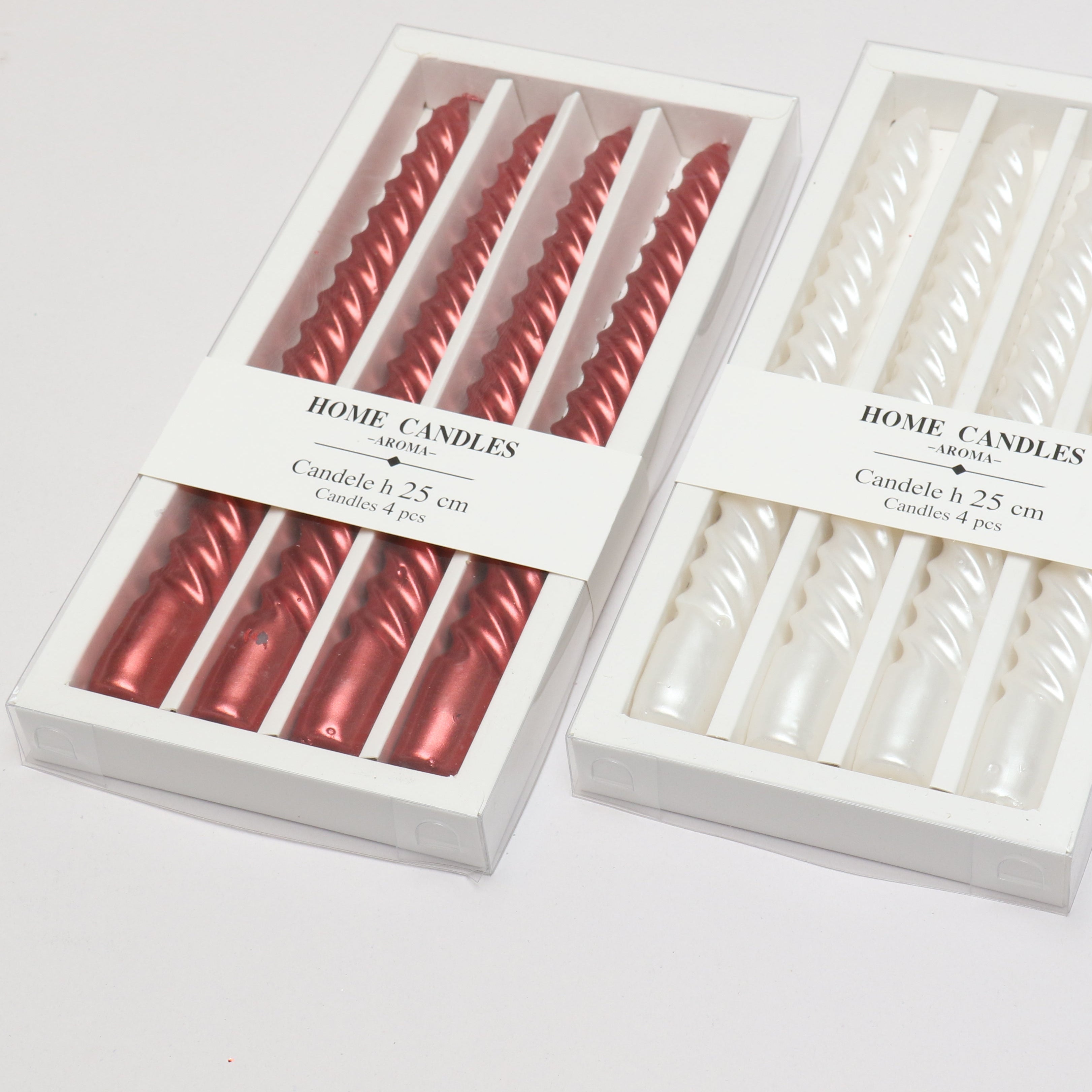 Taper candles 4 pieces pack