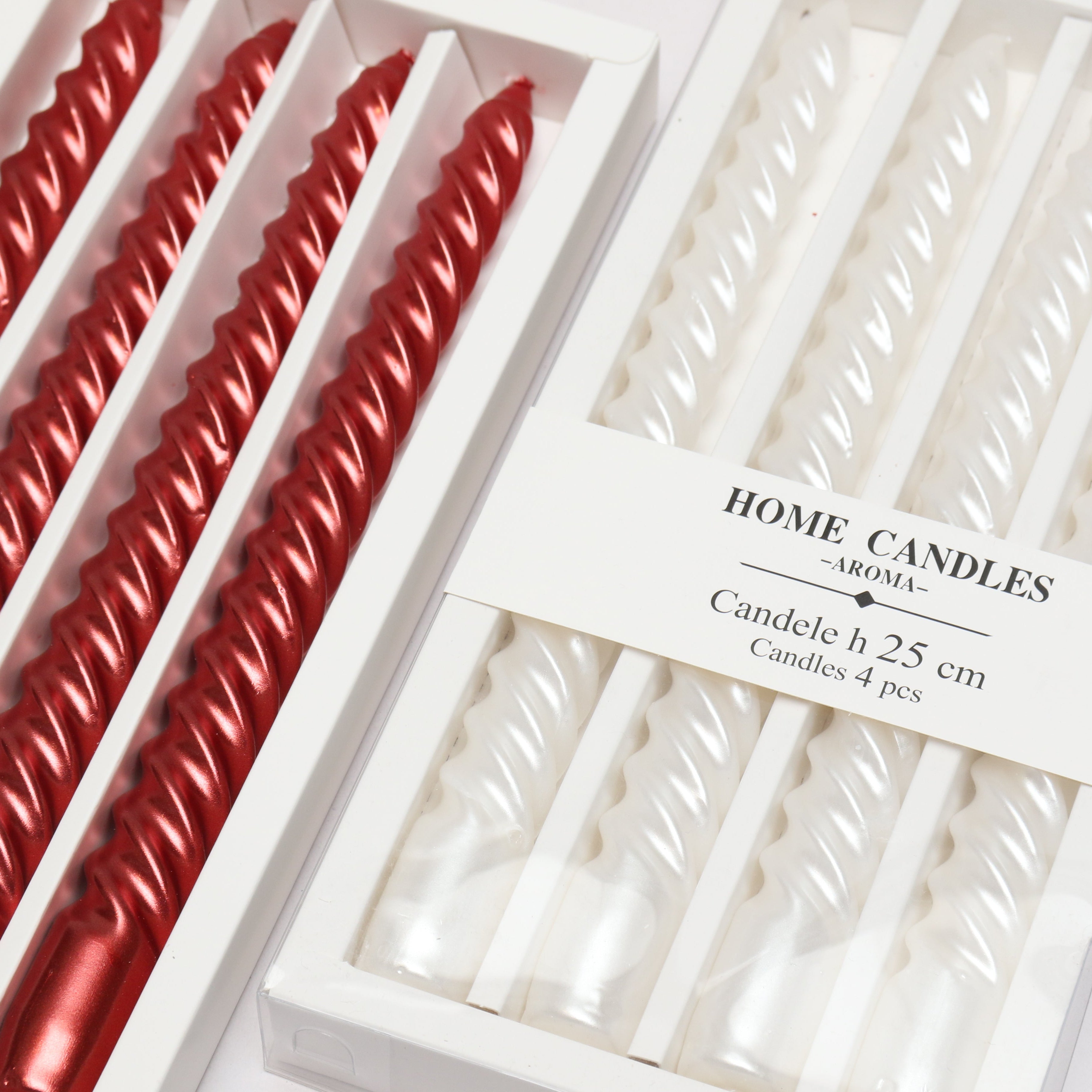 Taper candles 4 pieces pack