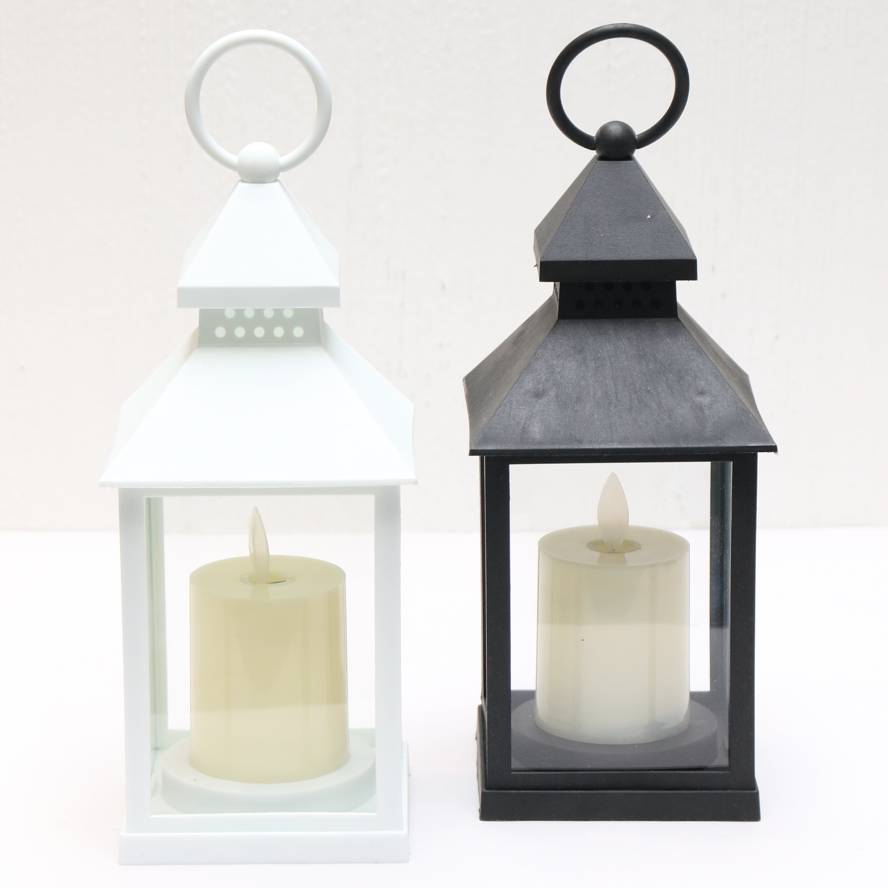 Plastic Lantern with Candle