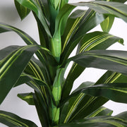 Artificial Bromeliad with Red Flower