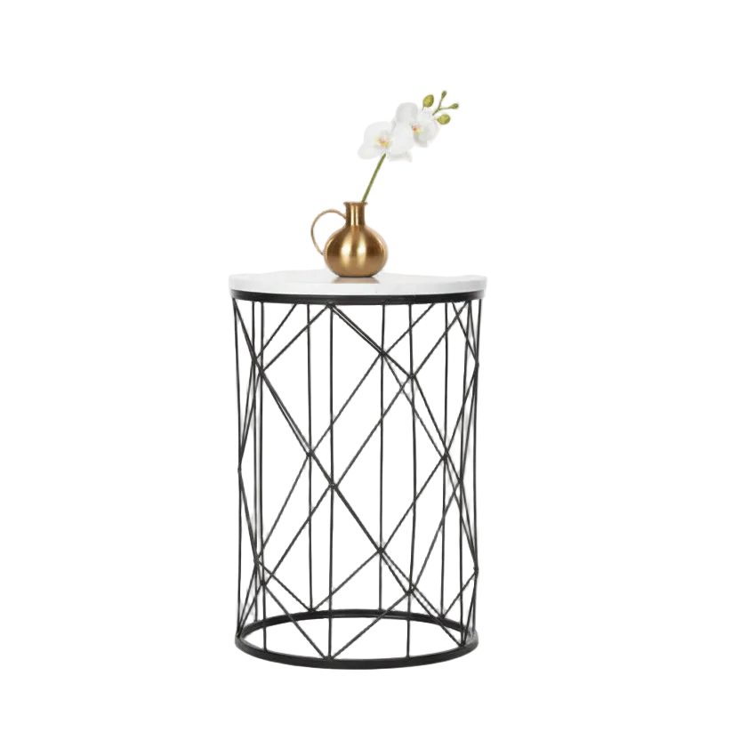 Black Marble Top Table