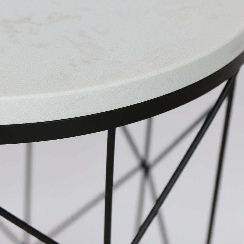 Black Marble Top Table