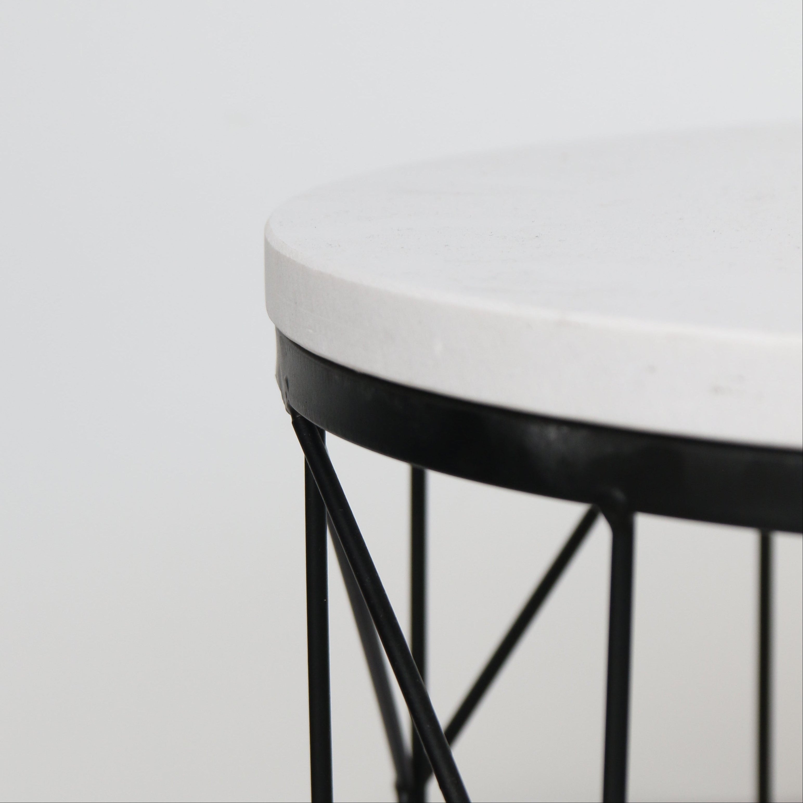 Black Marble Top Table